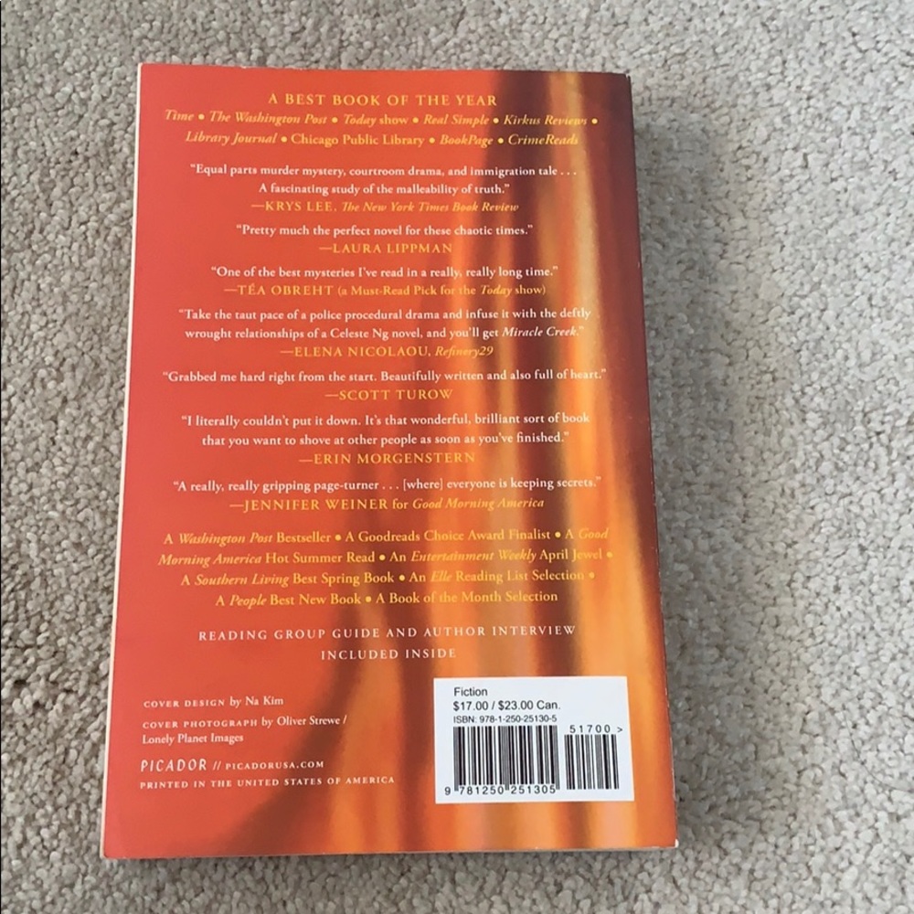 Bestselling Book- Miracle Creek - Picture 2 of 4